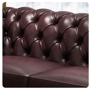 Juego de Sofás de Diseño Clásico, Muebles de Cuero de Lujo, Cómodos para el Hogar, Sala de Estar, Sofá Americano para Casa y Hotel - Product Image 6