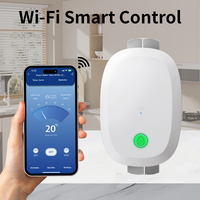 Vanne à boisseau sphérique DN20 pour le contrôle du débit d'eau, avec surveillance de la température et contrôle à distance Wi-Fi