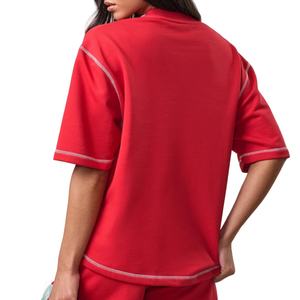 Servicio de Marca al por Mayor, Camiseta de Verano de Poliéster de Alta Calidad para Mujer, Transpirable, con Estampado a Cuadros, Protección UV, Secado Rápido, a la Moda - Product Image 2