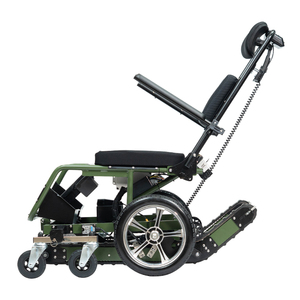 CE Certified Electric <strong>Stair</strong> <strong>Climber</strong> Wheelchair Heavy Duty Powered Wheelchair For <strong>Stairs</strong> With Battery Operated System - Product Image 6