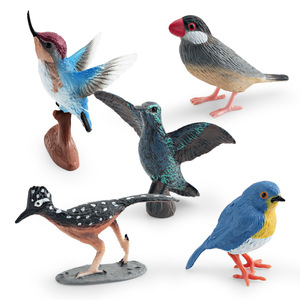 Simulazioni cognitive transfrontaliere per bambini che camminano <span class=keywords><strong>cucù</strong></span> colibrì robin uccello selvatico modello animale ornamenti - Product Image 5