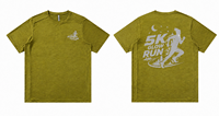 T-shirt de course réfléchissant avec logo personnalisé, séchage rapide, impression réfléchissante pour événements nocturnes