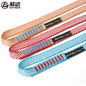 Cuerda Plana Xinda para Escalada en Roca y Montañismo, Resistente al Desgaste, Cinturón de Protección con Capacidad de Carga de 22 kg, EN566 EN795 - Product Image 4