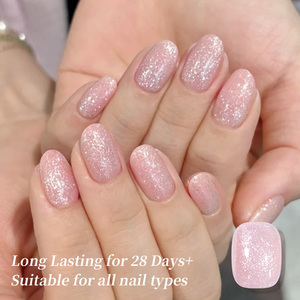 BORN PRETTY OEM Gel de Uñas con Láminas de Foil Personalizadas con Logotipo, Color Blanco Lechoso Brillante, Gel UV con Purpurina sin HEMA ni TPO - Product Image 4