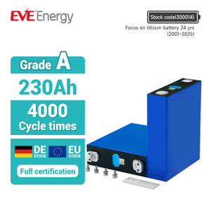 เซลล์แบตเตอรี่ลิเธียมไอออนแบบปริซึม LF230 EVE 3.2V 230ah สำหรับยานพาหนะ LFP - Product Image 1