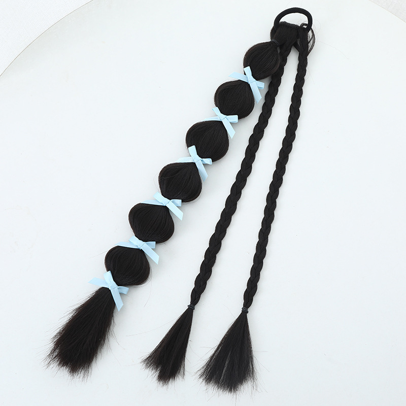 Bubble Three-Strand Braid [Blue Ribbon]