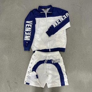 Conjunto Deportivo de Invierno para Mujer, Talla Grande, Chaqueta Cortavientos con Capucha, Sudadera con Forro Polar 100% Algodón, Bordado, Diseño de Dos Piezas 2 en 1 - Product Image 3