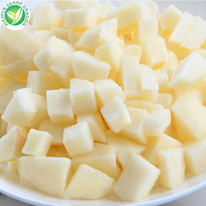 IQF congelé pelé vert rouge pomme Cubes crumble tranché en dés bloc <span class=keywords><strong>de</strong></span> morceaux pour smoothies récolte non sucré en vrac prix <span class=keywords><strong>de</strong></span> gros - Product Image 2