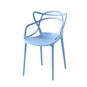 Оптовая продажа, фабричная мебель для дома, современный полипропиленовый Штабелируемый стул для кафе, кухни, ресторана, пластиковый обеденный стул