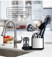 Evier mascara en acier inoxydable, sac de rangement pour évier de cuisine, caddie d'évier, nouveau