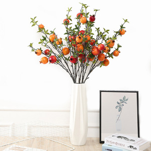 Ramas de frutas artificiales altamente realistas para decoración de fiesta en casa, modelo de jarrón realista de bayas de <span class=keywords><strong>Granada</strong></span> para Celebración de Graduación - Product Image 6