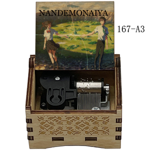 <span class=keywords><strong>Película</strong></span> de Anime tu nombre canción final Nandemonaiya caja de música melodía de lujo Aniversario de madera regalo de cumpleaños - Product Image 5