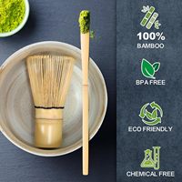 Ensemble de fouets à matcha 6 pièces, kit de thé japonais traditionnel avec fouet en bambou, bol en céramique et tamis, cadeau de démarrage pour le matcha pour Noël