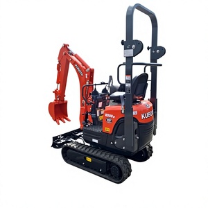 รถขุดขนาดเล็ก Kubota K008-3 แบบตีนตะขาบ สีแดง ของแท้ น้ำหนัก 1 ตัน รถขุด Kubota - Product Image 1