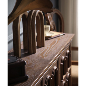 Metà del secolo moderna vetrina della <span class=keywords><strong>cucina</strong></span> armadio <span class=keywords><strong>con</strong></span> porta in vetro per la <span class=keywords><strong>cucina</strong></span> <span class=keywords><strong>soggiorno</strong></span> credenza - Product Image 5