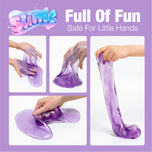 ชุดทำสไลม์คริสตัลแบบกำหนดเองจากโรงงานโดยตรง พร้อมจี้รูปสุนัขจิ้งจอกและกระต่ายน่ารัก เนื้อสัมผัสเนียนแบบเนย รับทำโลโก้ OEM แบรนด์ส่วนตัว ของเล่นขายส่ง ชุดของขวัญ - Product Image 4