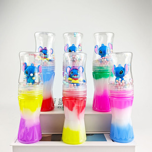 Wholesale New Design Two-Level Medium S Shaped Bottle Mixed Cream Color with Stitch Doll <strong>Slime</strong> <strong>Kit</strong> - Product Image 5