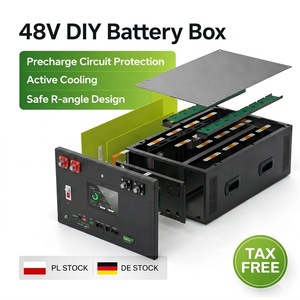 DIY Pojemnik Na <strong>Baterie</strong> LiFePO4 Poland Stock 16S 48V 280AH 300AH 314Ah Lifepo4 Battery Box DIY Metal Case Storage for Clients - Product Image 1