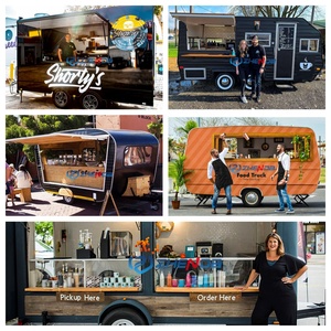 Multifunction Stainless Steel Design Food <b>Trailer</b> Fully Equipped Mobile Snack with Full Kitchen Food Truck - Product Image 6
