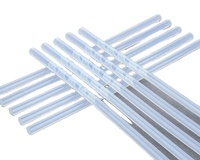 Colle EVA multi-usages, super viscosité BT-4120, 11 mm * 300 mm, blanc laiteux, colle thermofusible en bâton pour pistolets à colle, bricolage