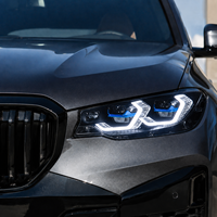 Phares de style G22 pour BMW F32 Série 4 2013-2020, mise à niveau LED, projecteur laser, double lentille, feux de jour Spoon, yeux d'ange, phare de remplacement