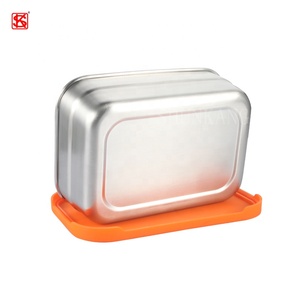 韓国スタイルのティフィンボックスステンレス鋼食品容器シリコンふた付きスナックとランチベビーフードジャー忙しい日 - Product Image 5