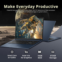 Ordinateur portable professionnel en métal Intel I5 1235U 15,6 pouces Full HD 1080p IPS