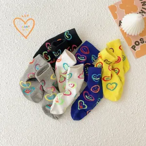 Quentin Crew Sport Kids Slip Socks Custom Logo Pattern Kids Graphic Socks Boy Girls Custom Children's Cotton Socks Breathable