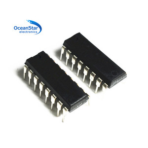 ใหม่ DIP 74LS14 SN74LS14N HD74LS14P ทริกเกอร์ชมิตต์แบบกลับด้าน 6 ตัว DIP14 - Product Image 1