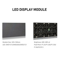 Module d'écran LED d'intérieur SMD 320x160mm RGB P10 P8 P6.67 P5 P4 P3 P2.5 P2 P1.86 P1.66 P1.25