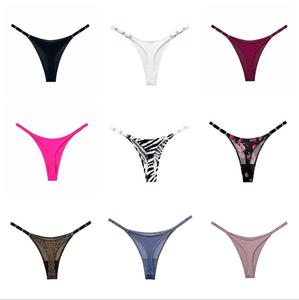 Ruiquwin Bán Buôn Mùa Hè Mới OEM Phụ Nữ Thoải Mái Sexy Thấp Tăng Tóm Tắt Đồ Lót Cộng Với Kích Thước Phòng Tập Thể Dục Tập Thể Dục Phụ Nữ Băng Lụa Quần Lót - Product Image 4