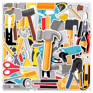 Factory Wholesale KAZUO 50pcs PVC Original Cartoon Tool Sticker Waterproof Eco-Friendly UV Varnishing Printed Promotional