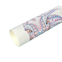 Revêtement mural en PVC, design européen, imperméable, vinyle décoratif mat/brillant, papier peint imprimable à l'encre éco-solvant pour impression