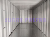 12 '16' 20 'pieds paquet plat démontable en acier assembler des unités mobiles de stockage en libre-service unités de stockage de conteneurs portables
