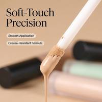 Correcteur de teint liquide OEM à marque privée, couvrance totale, correcteur de couleur, longue tenue, résistant aux plis, base de maquillage légère