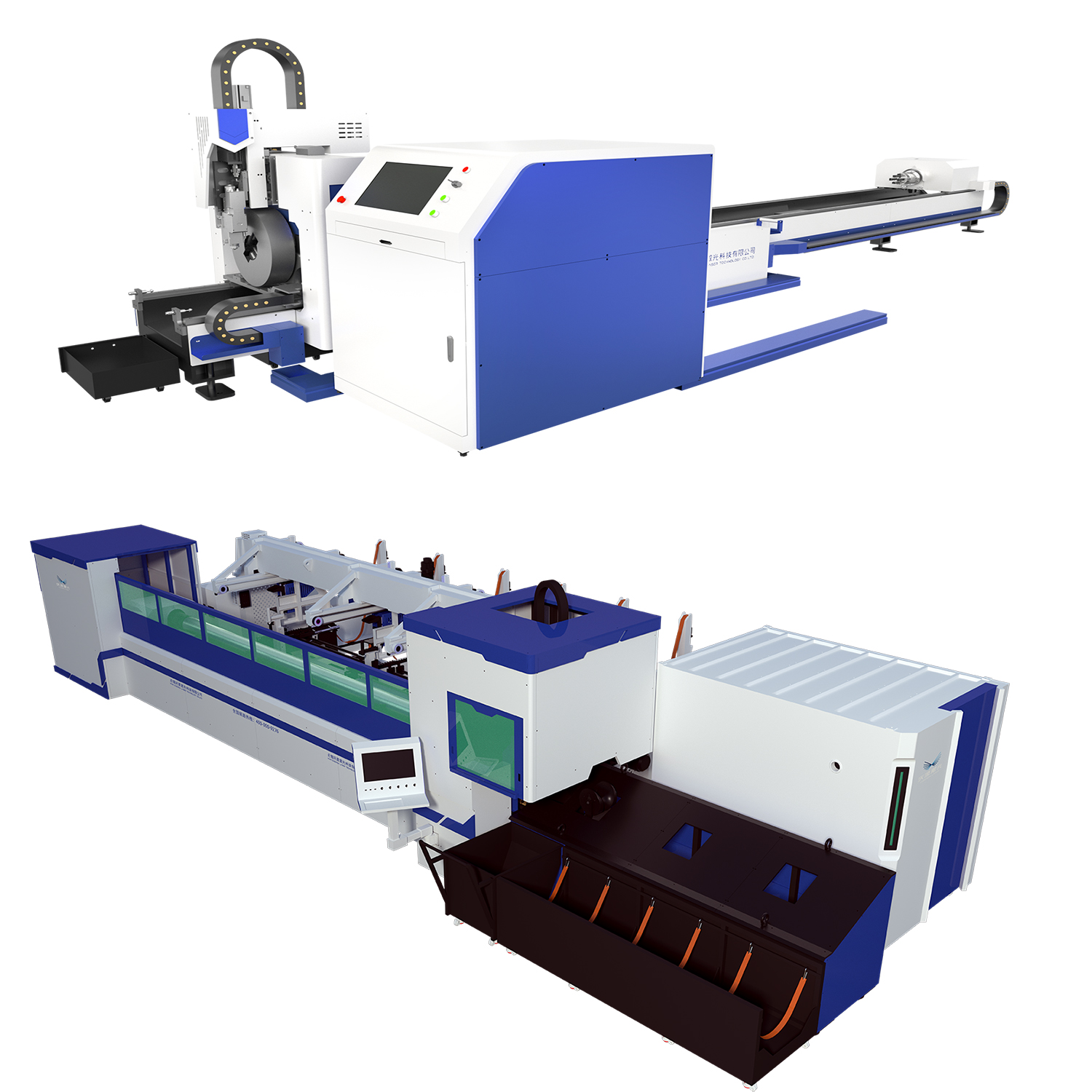 QY laser tube cutting machine with German laser source