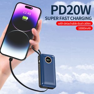 Mini Xách Tay Powerbank 10000MAh 20W Nhanh Chóng Sạc Công Suất Cao Xu Hướng <span class=keywords><strong>2025</strong></span> Mới Cho Du Khách Điện Thoại Sạc Giải Pháp - Product Image 5