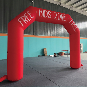 Gapura Tiup Udara Personalisasi untuk Garis Start Finish, Inflatable Iklan dengan Spanduk Sponsor untuk Lomba Lintas Alam - Product Image 4