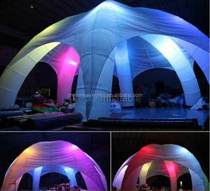 Tente de cirque gonflable 2025 avec lumière changeante de couleur LED à vendre - Product Image 2