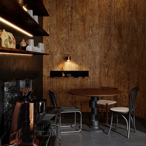 Panneau décoratif mural extérieur et intérieur pour bâtiments, en pierre flexible MCM, imitation bois, <span class=keywords><strong>pin</strong></span>, bambou, artisanat <span class=keywords><strong>de</strong></span> tissage - Product Image 2