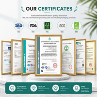 Op maat gemaakte, hoog-barrière diepvriesverpakkingen met ziplock sluiting voor kippenbout, zalm, visfilet en hele vis.
