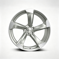 Jantes forgées style rotor 19 20 21 22 23 24 pouces, concaves profondes, argentées, pour voitures particulières 5x112 pour Audi RSQ8 RS6 Avant RS7 Q2 TT