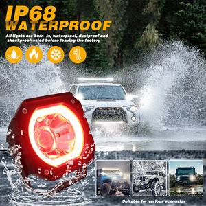 Barre lumineuse LED RGB 4 pouces pour UTV <span class=keywords><strong>Jeep</strong></span> <span class=keywords><strong>Wrangler</strong></span> JK Tundra Jimny Highlander F-150 Can-Am X3 Maverick - Product Image 3