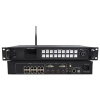 Huidu HD-VP1240 Processeur tout-en-un pour affichage LED couleur 4K HDR10 avec 12 ports réseau, carte de diffusion synchrone, DCI-P3 95%, Garantie 1 an