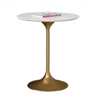 Table basse moderne en métal, pieds hauts, durable, pour salon, meubles de maison