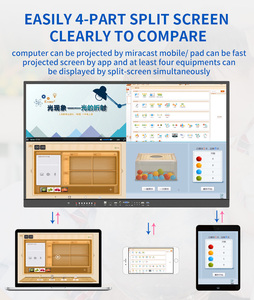 <strong>Interactive</strong> <strong>Whiteboards</strong> for Schools Onescreen Smart Board All in One Teaching Clvertouch Screen <strong>Portable</strong> with Swivel Wheels - Product Image 4