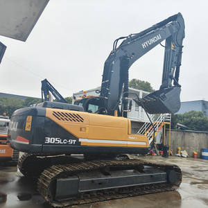 Maquinaria pesada usada rentable de las excavadoras usadas originales de HYUNDAI 305LC-9T con funcionamiento perfecto - Product Image 5