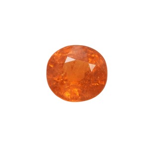 Natural Spessartite Garnet Oval Faceted 1.87ct Vivid Orange Loose Stone for Jewelry Making - Product Image 2