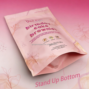 Custom 250g 1kg White Kraft Paper Biodegradable Compostable Flat Bottom Coffee Bean Bag for Food Packaging - Product Image 5