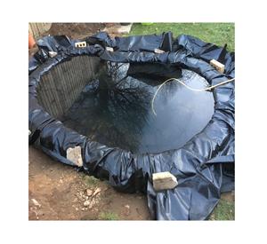 แผ่นรองบ่อสวน EPDM กว้าง 8 เมตร ยาว 30 เมตร สำหรับเลี้ยงปลา จัดสวน ถังพลาสติกแบบกำหนดเองสำหรับการเพาะเลี้ยงปลา - Product Image 2